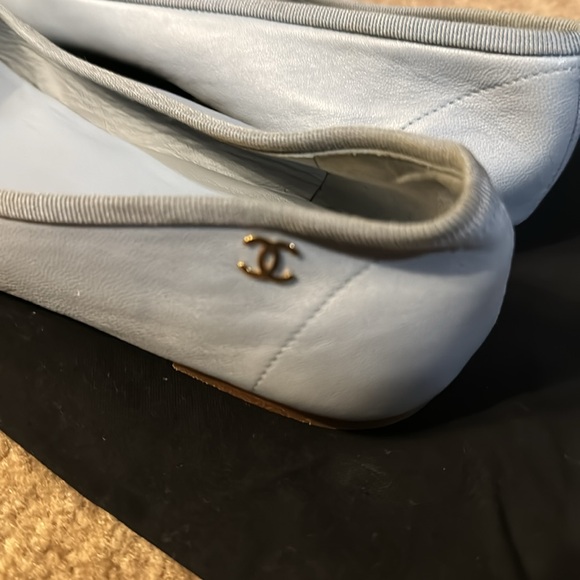 Chanel Light Blue Ballet Flats - Picture 7 of 10